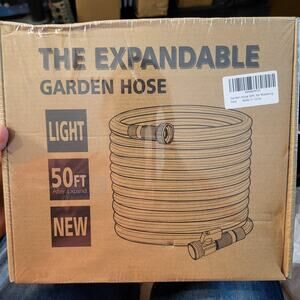 Expandable Garden Hose 50ft Leak-proof 40 Layers of Innovative Nano Rubber